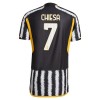 Maillot de Supporter Juventus 2023-24 Chiesa 7 Domicile Pour Homme